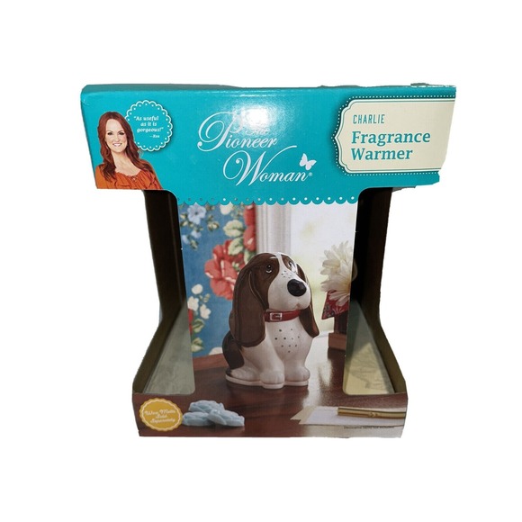 THE PIONEER WOMAN CHARLIE SCENTED WAX WARMER  CERAMIC BASSETT  HOUND DOG NIB - Picture 1 of 4